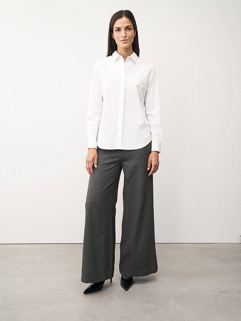 0039 ITALY ODELLE FANCY BLOUSE IN WHITE