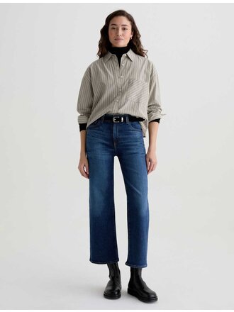 AG SAIGE WIDE LEG CROP IN VEILED