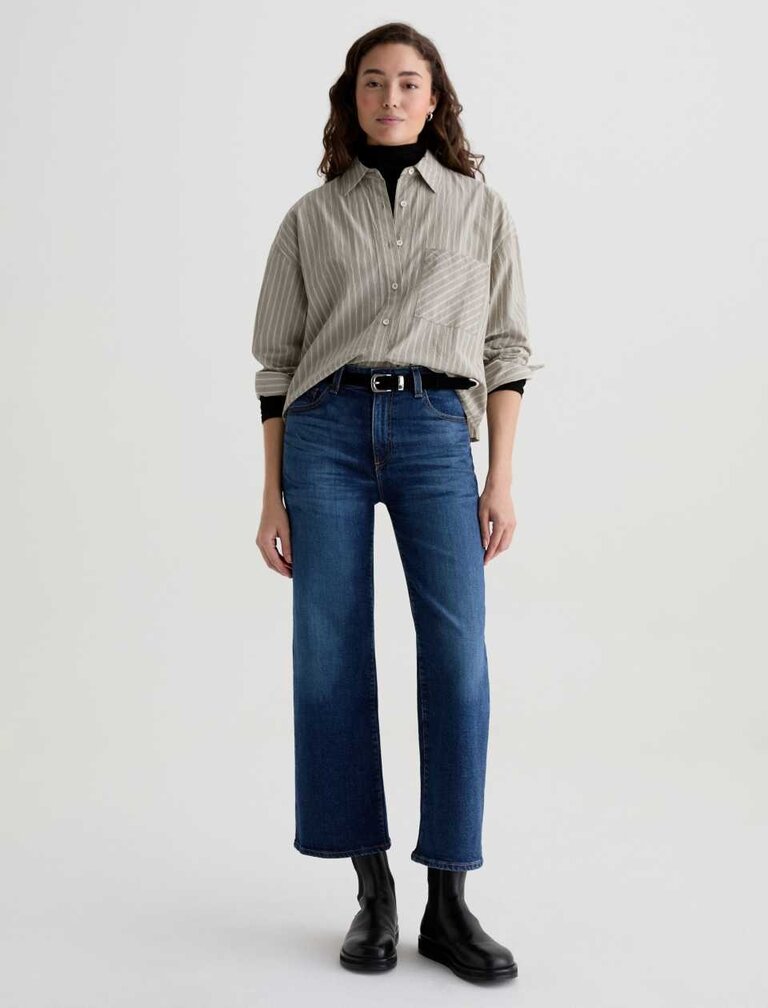 AG SAIGE WIDE LEG CROP IN VEILED