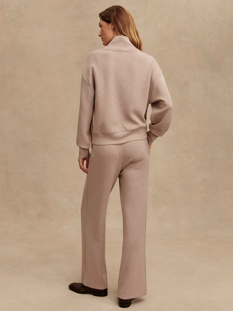 VARLEY WIDE LEG PANT 28 IN TAUPE MARL