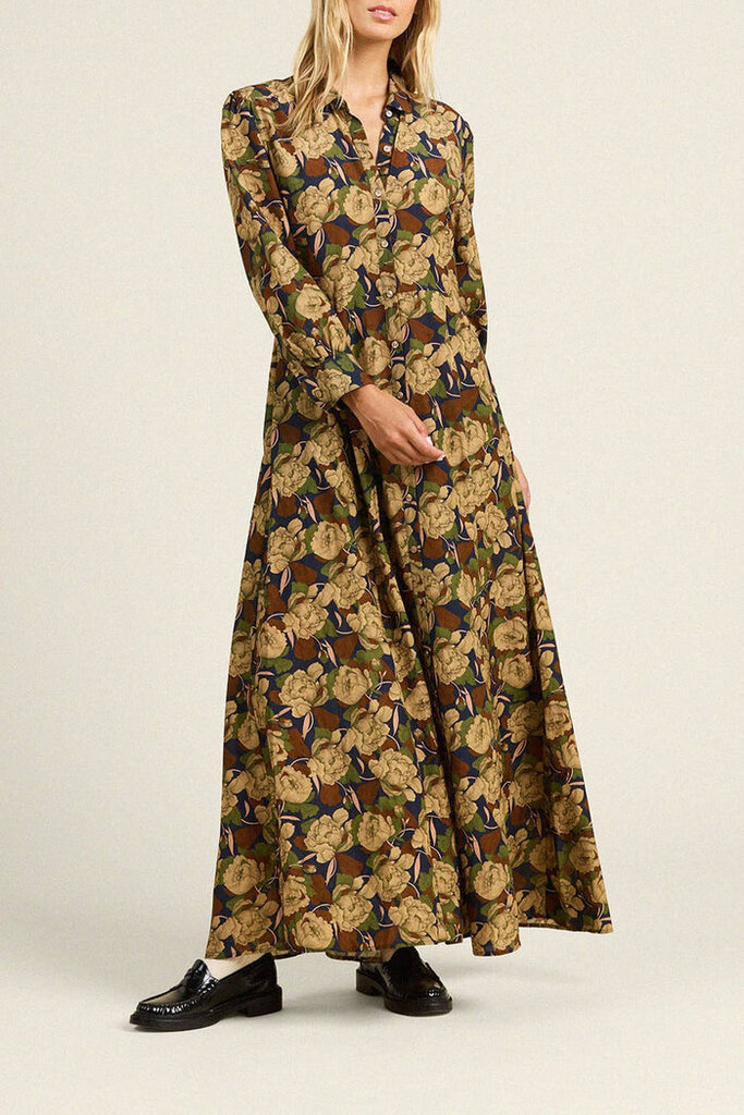 TROVATA ELIOT DRESS IN VERBENA VAIL