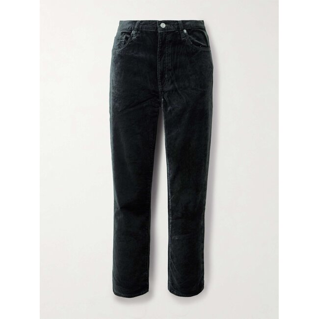 LE SLEEK STRAIGHT VELVETEEN IN GREEN SMOKE