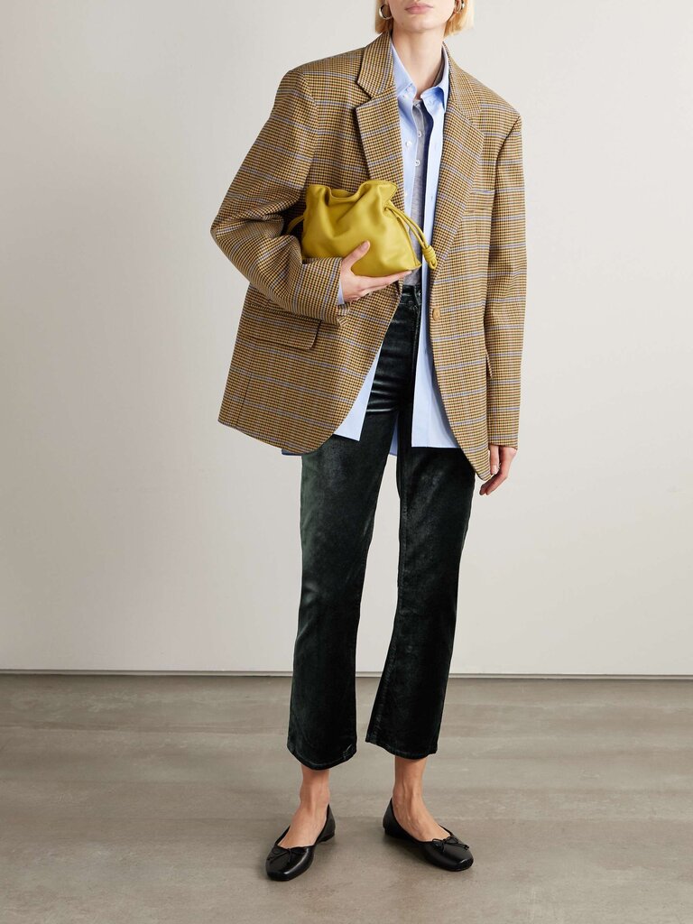 LE SLEEK STRAIGHT VELVETEEN IN GREEN SMOKE