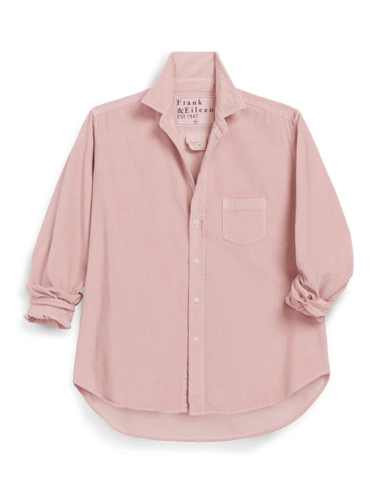 FRANK & EILEEN RELAXED BUTTON UP IN DUSTY PINK CORDUROY