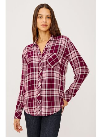 RAILS HUNTER PLAID SHIRT IN WINTERBERRY