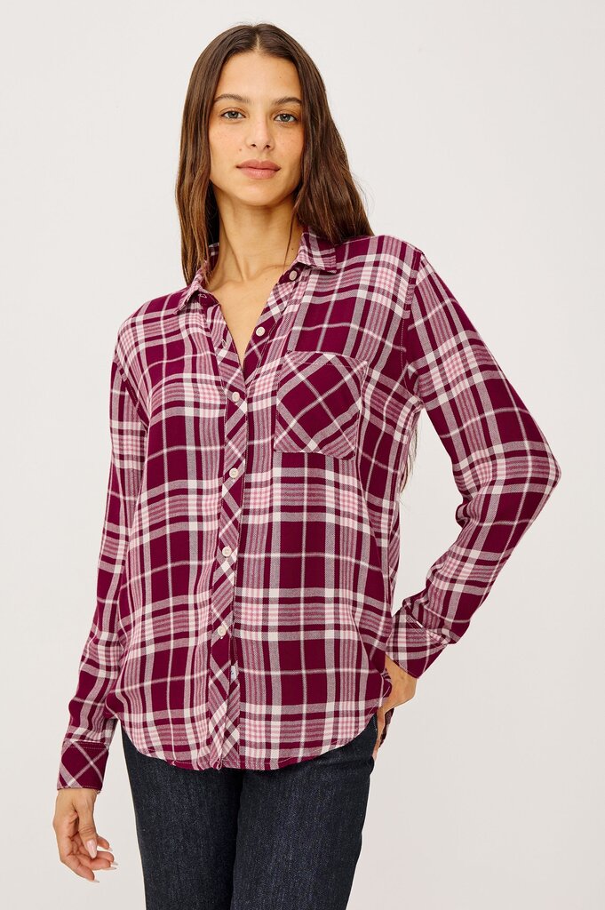 RAILS HUNTER PLAID SHIRT IN WINTERBERRY