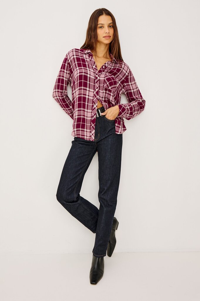 RAILS HUNTER PLAID SHIRT IN WINTERBERRY