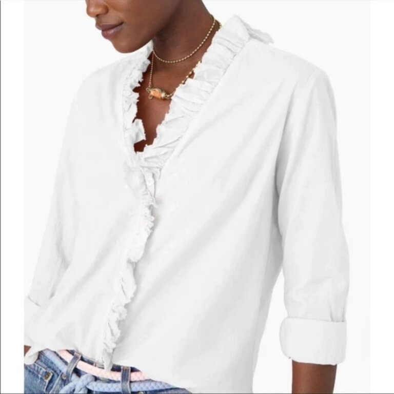 XIRENA KAYDE SHIRT IN WHITE