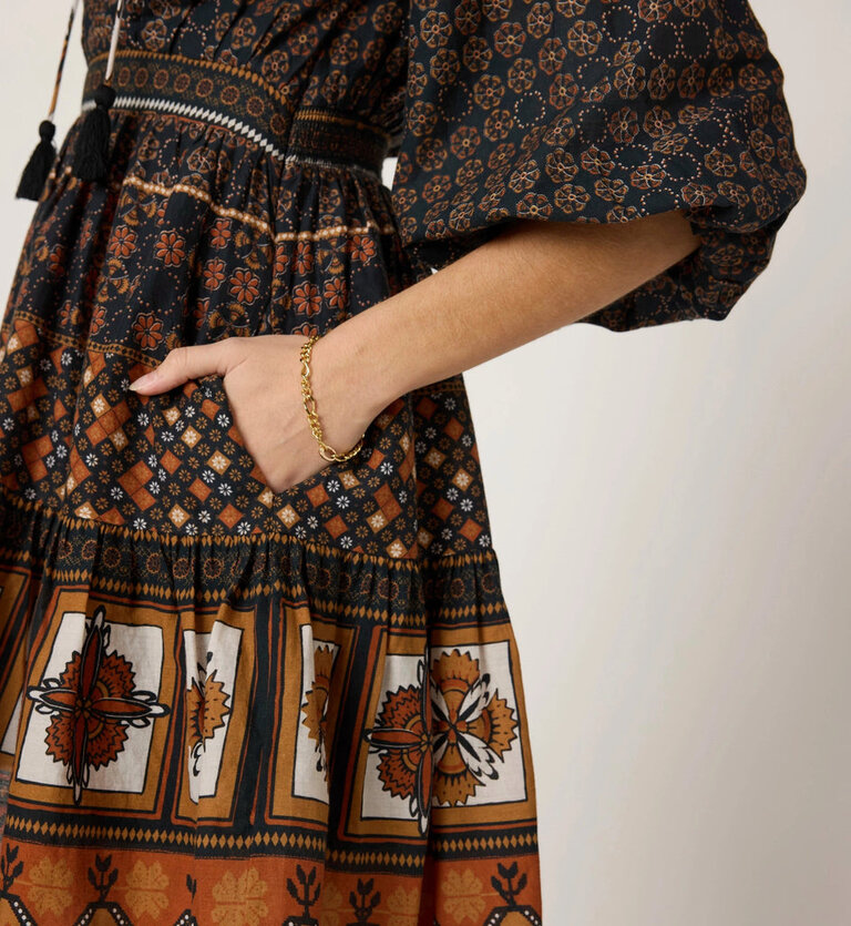 CLEOBELLA PRIYANKA MINI DRESS IN ZOCALO PRINT