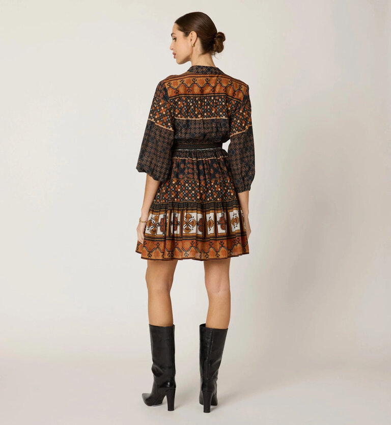 CLEOBELLA PRIYANKA MINI DRESS IN ZOCALO PRINT