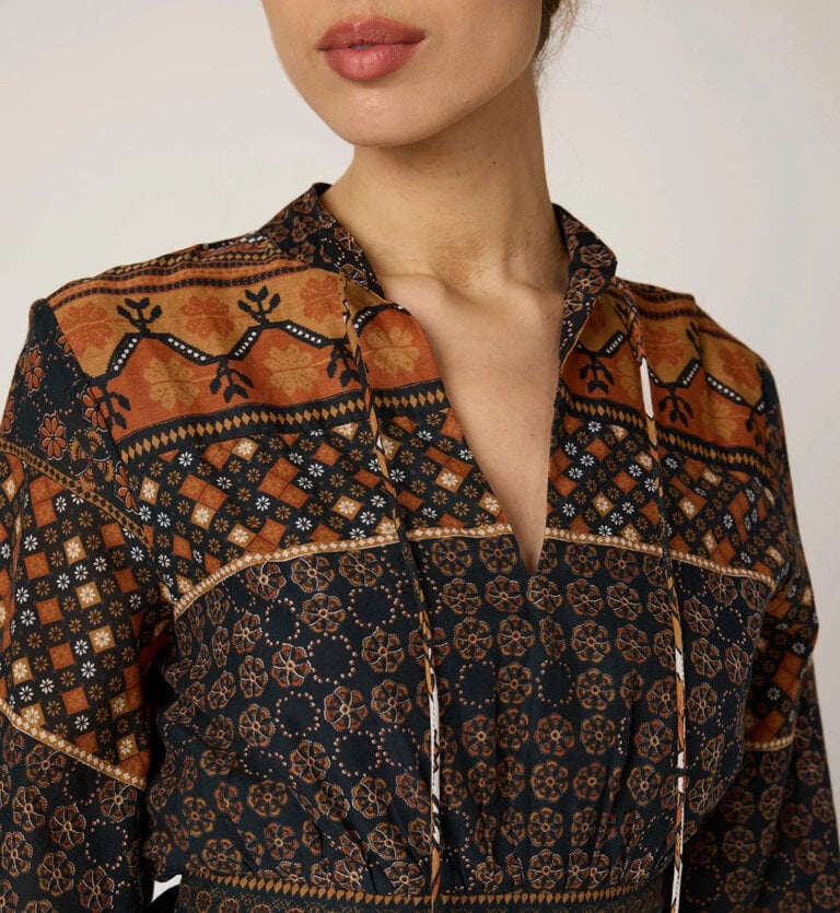 CLEOBELLA PRIYANKA MINI DRESS IN ZOCALO PRINT