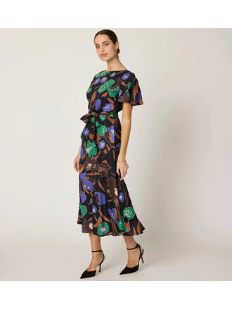 CLEOBELLA PERLA MIDI DRESS IN MARIPOSA