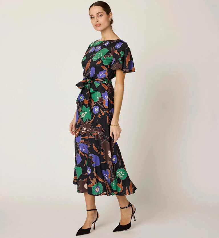 CLEOBELLA PERLA MIDI DRESS IN MARIPOSA