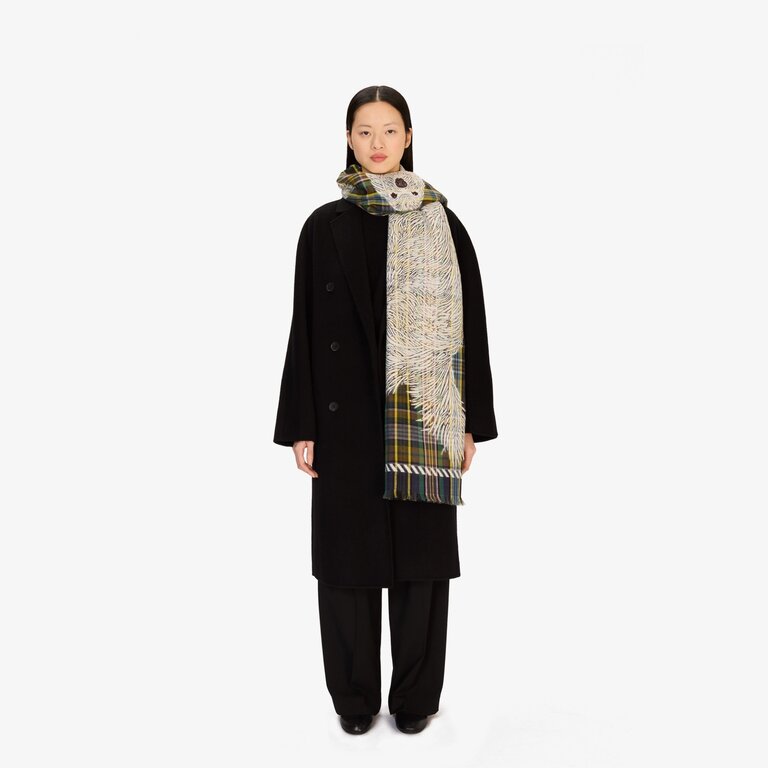 INOUITOOSH FREDDY SCARF IN KHAKI