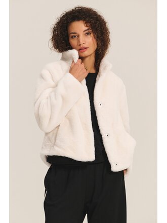 VELVET SHEENA L/S FAUX FUR JACKET IN WINTER