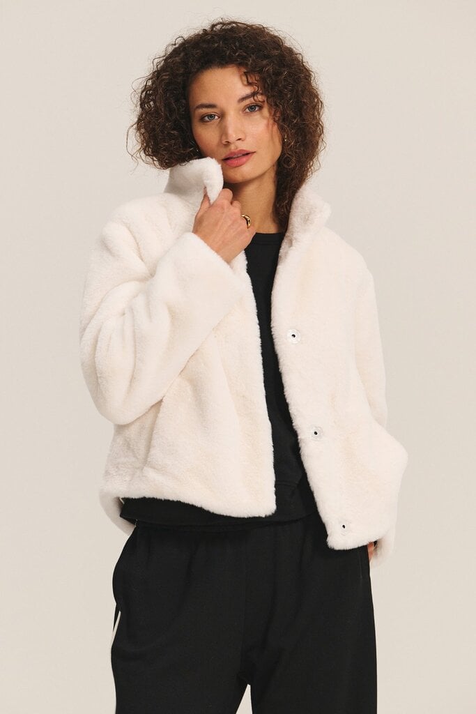 VELVET SHEENA L/S FAUX FUR JACKET IN WINTER