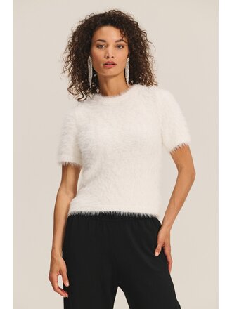 VELVET KIT S/S CREW IN MILK