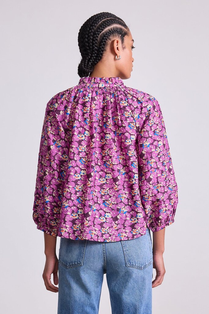 APIECE APART TRINI TOP IN FLORETTE PEONY