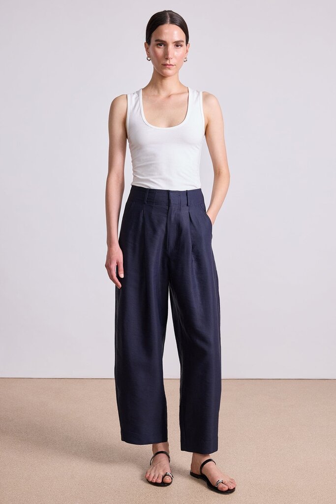 APIECE APART BARI CROP TROUSER IN MIDNIGHT