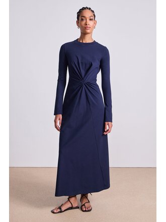 APIECE APART LONG SLEEVE VOLTA IN NAVY