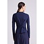 APIECE APART LONG SLEEVE VOLTA TOP IN CREAM, AND NAVY