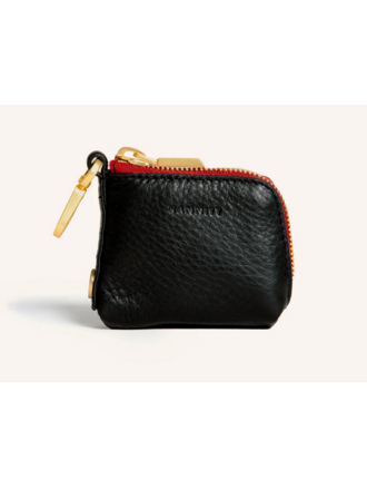 HAMMITT SYD POUCH BLACK W/RED ZIP