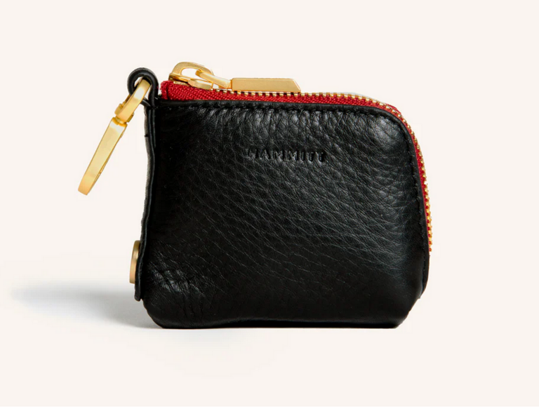 HAMMITT SYD POUCH BLACK W/RED ZIP