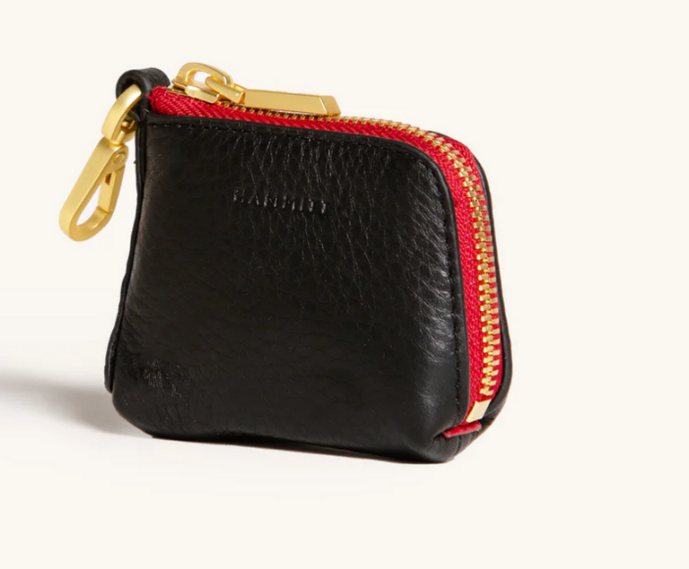 HAMMITT SYD POUCH BLACK W/RED ZIP