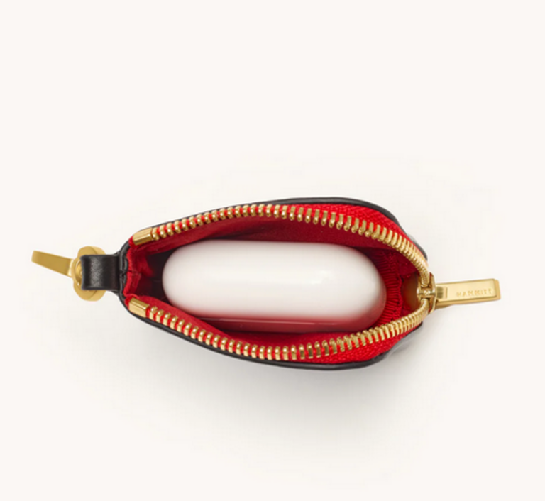 HAMMITT SYD POUCH BLACK W/RED ZIP