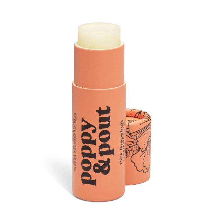 POPPY & POUT LIP BALM, PINK GRAPEFRUIT