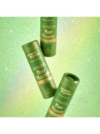 POPPY & POUT LIP BALM, MINT MOJITO