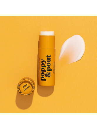 POPPY & POUT LIP BALM, WILD HONEY