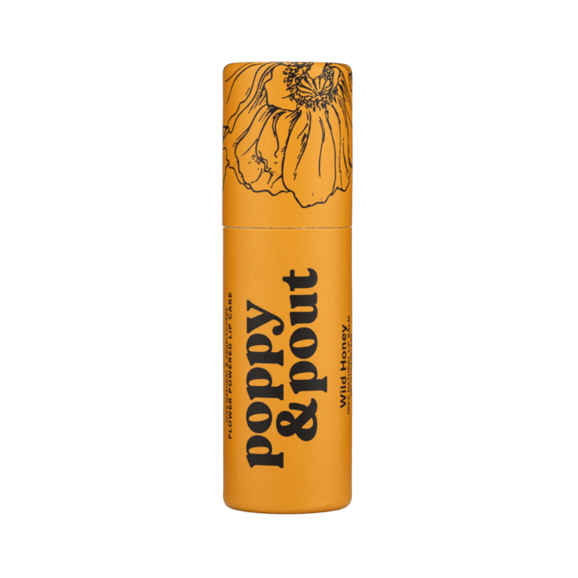 POPPY & POUT LIP BALM, WILD HONEY