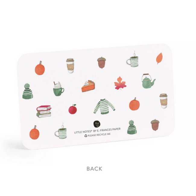 E. FRANCES LITTLE NOTES CRISP & COZY