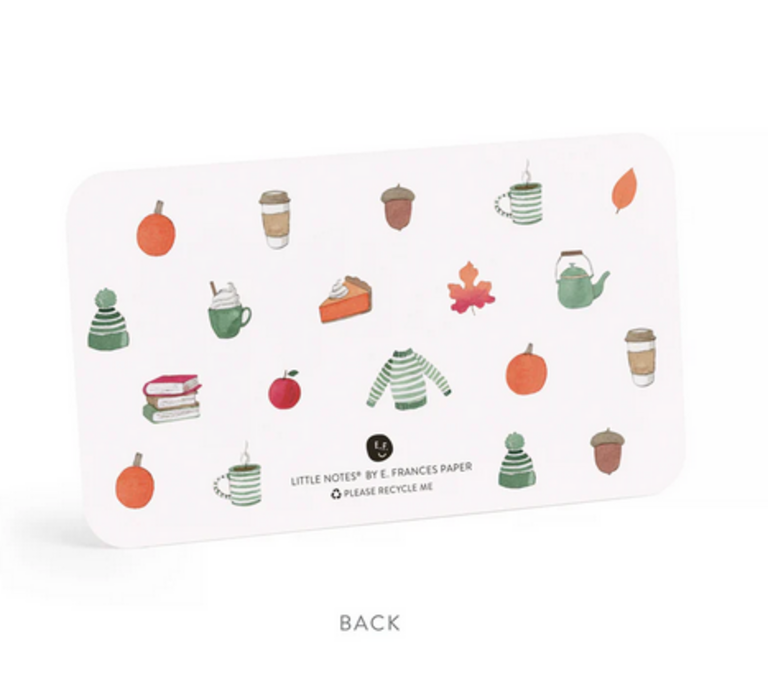 E. FRANCES LITTLE NOTES CRISP & COZY
