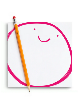 E. FRANCES E. FRANCES BIG SMILE NOTEPAD