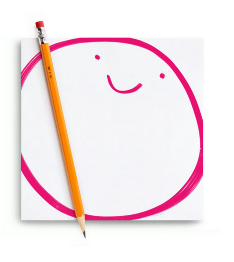 E. FRANCES E. FRANCES BIG SMILE NOTEPAD