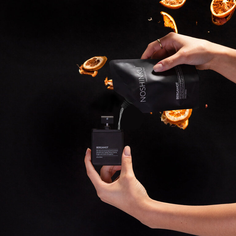 NOSHINKU BERGAMOT MOISTURIZING POCKET HAND SANITIZER