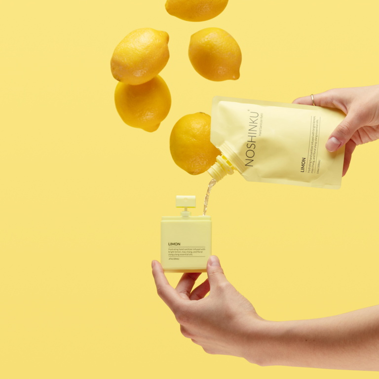 NOSHINKU LEMON MOISTURIZING POCKET HAND SANITIZER