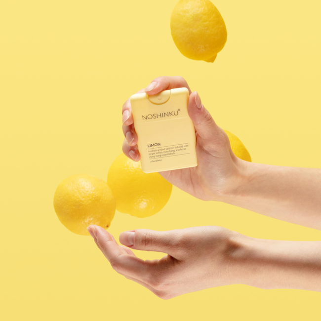 NOSHINKU LEMON MOISTURIZING POCKET HAND SANITIZER