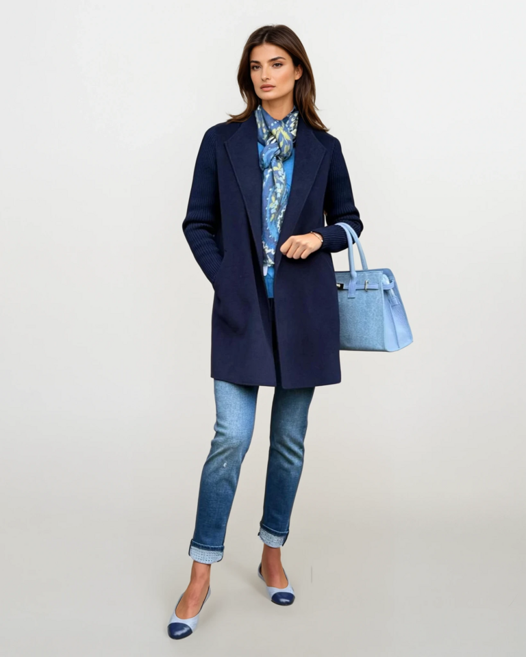 KINROSS KINROSS RIB SLEEVE COAT