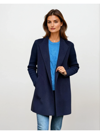 KINROSS KINROSS RIB SLEEVE COAT