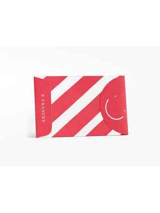E. FRANCES LITTLE NOTES ENVELOPES CANDY CANE STRIPE
