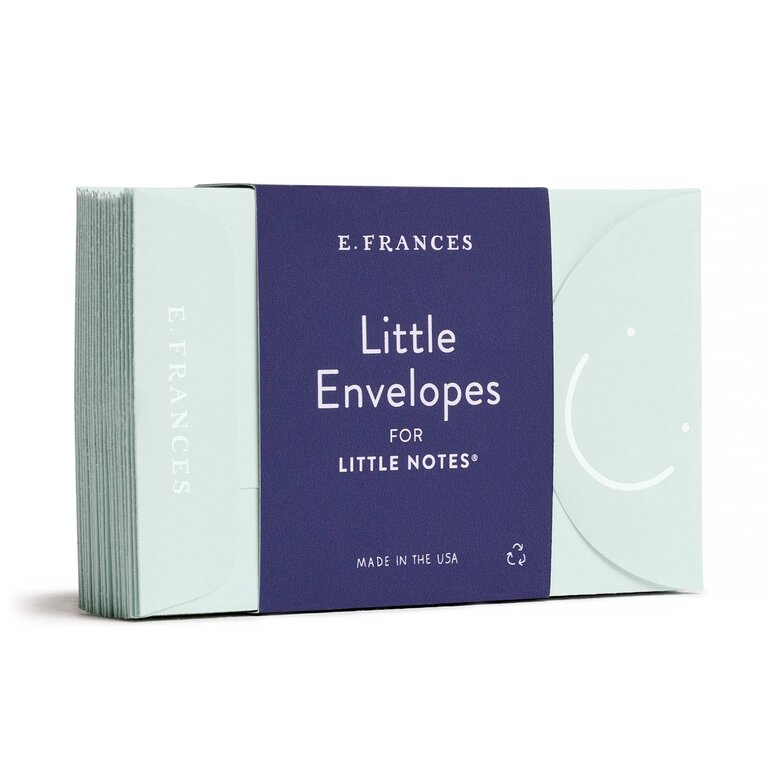 E. FRANCES LITTLE NOTES ENVELOPES SEAGLASS