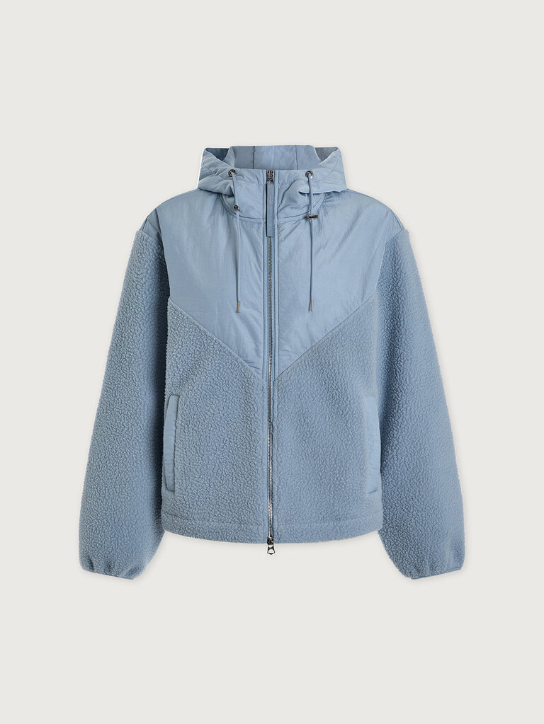 VARLEY ROSIA FLEECE HOODIE IN ASHLEY BLUE