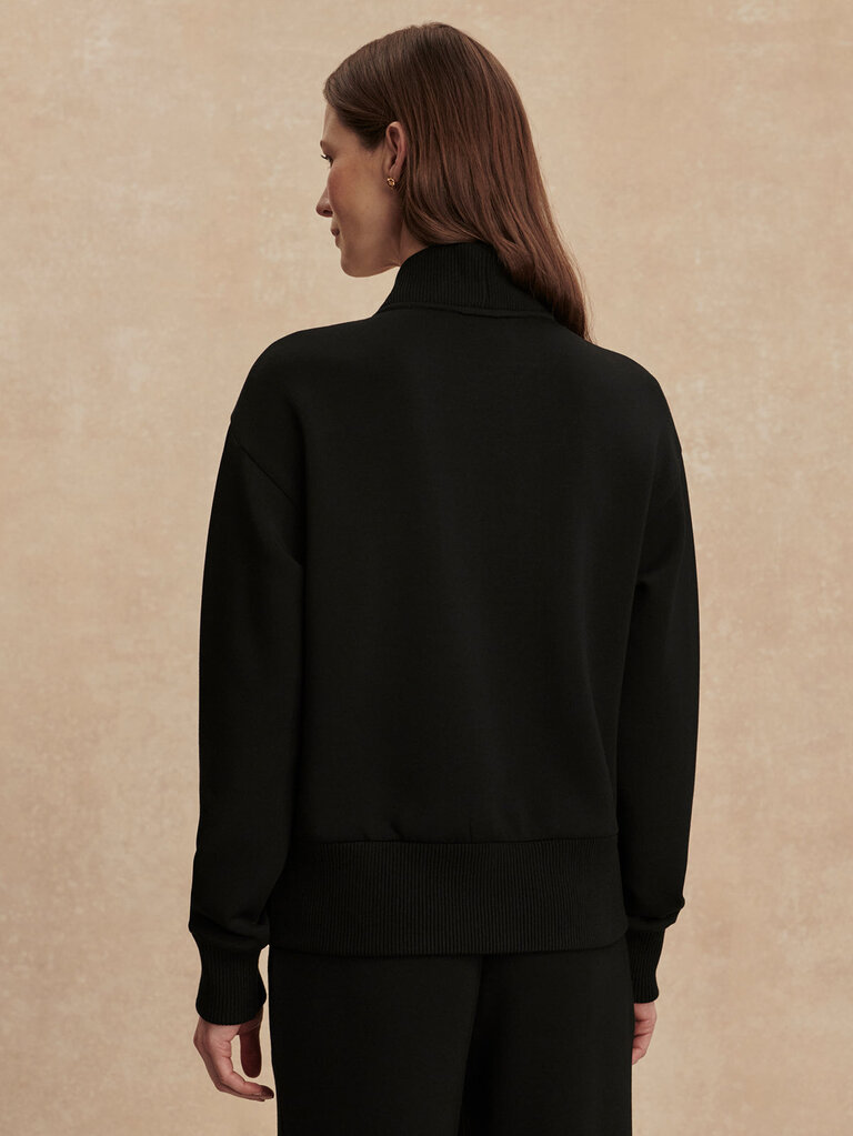 VARLEY SALLY HALF ZIP SWEAT IN BLACK