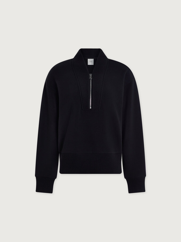 VARLEY SALLY HALF ZIP SWEAT IN BLACK
