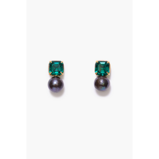 CHAN LUU EARRINGS WITH EMERALD