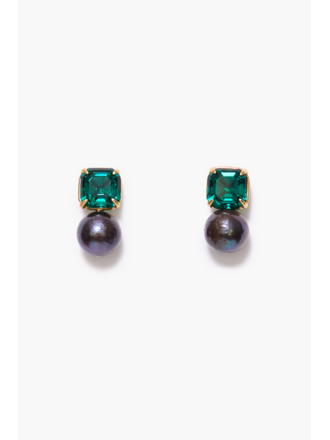 CHAN LUU EARRINGS WITH EMERALD