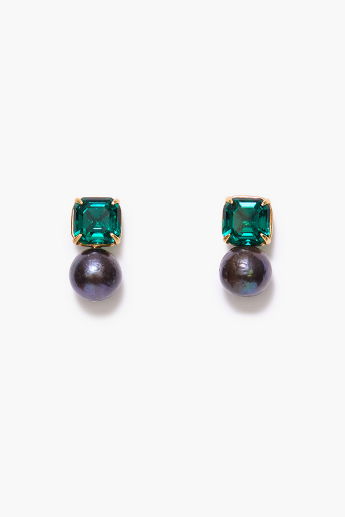 CHAN LUU EARRINGS WITH EMERALD